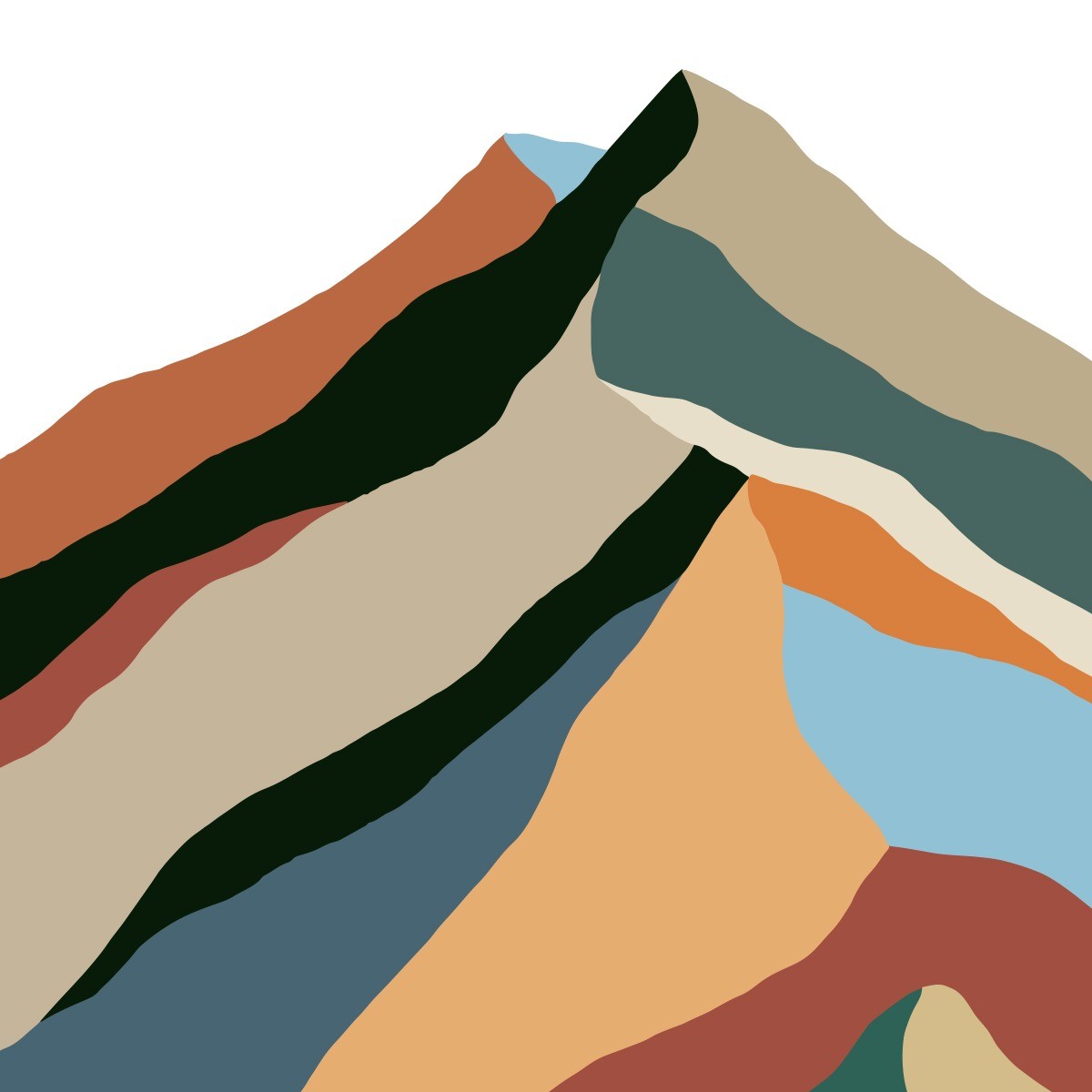 Colored Mountain