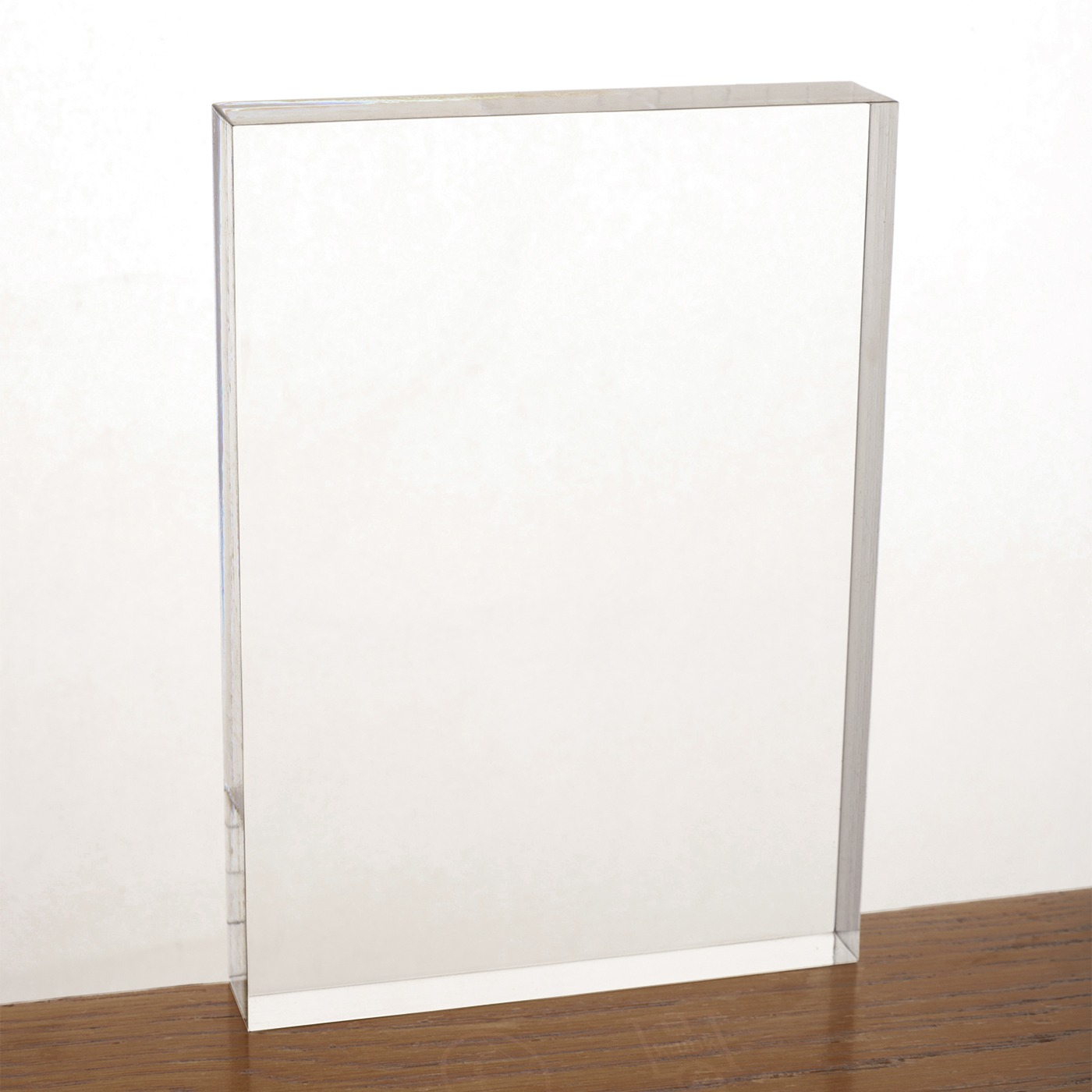 Blank,Acrylic,Block,Ready,For,Engraving,,Rectangular,Shape,,On,Wooden